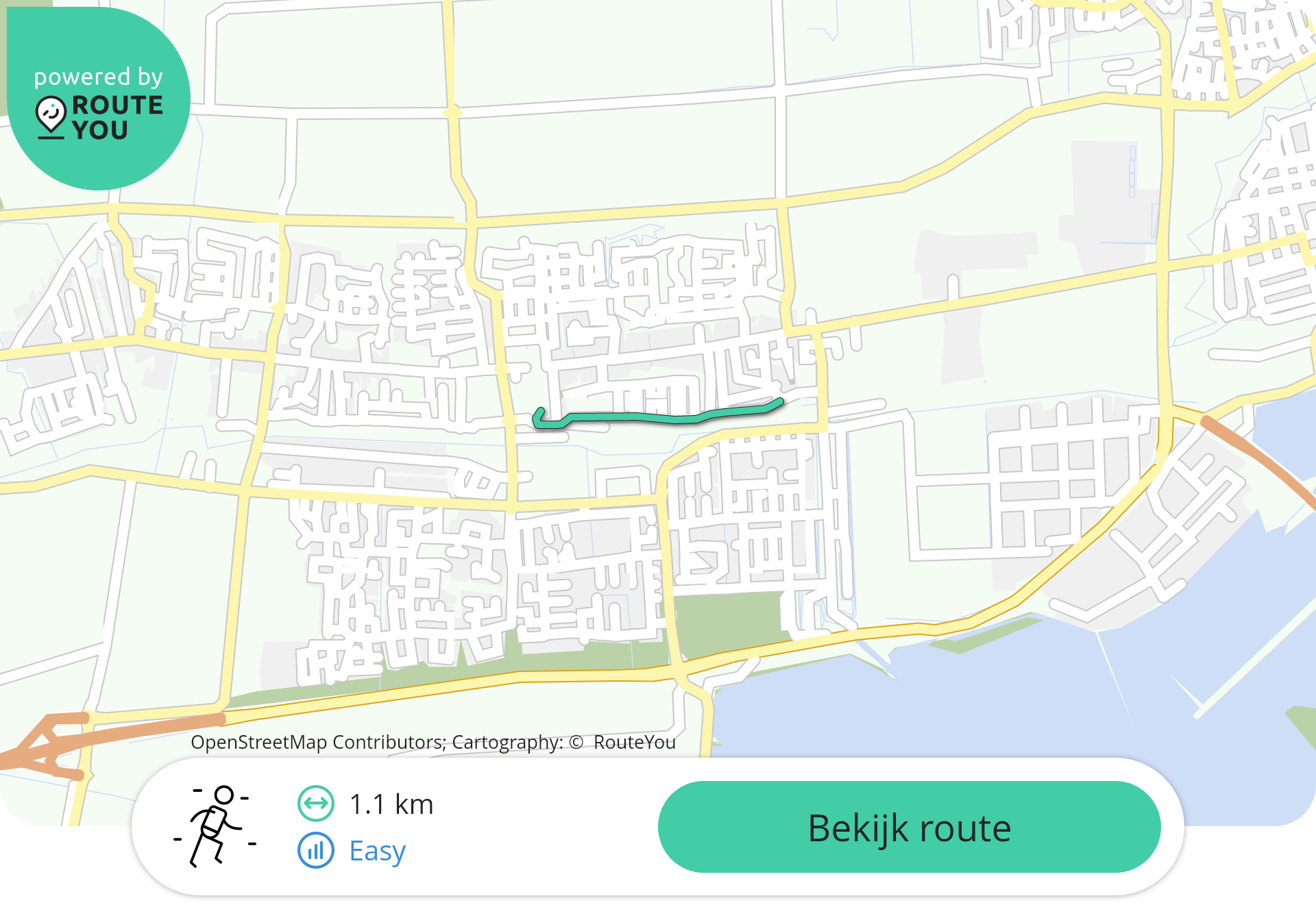 Gezamenlijke route einde wandelweek