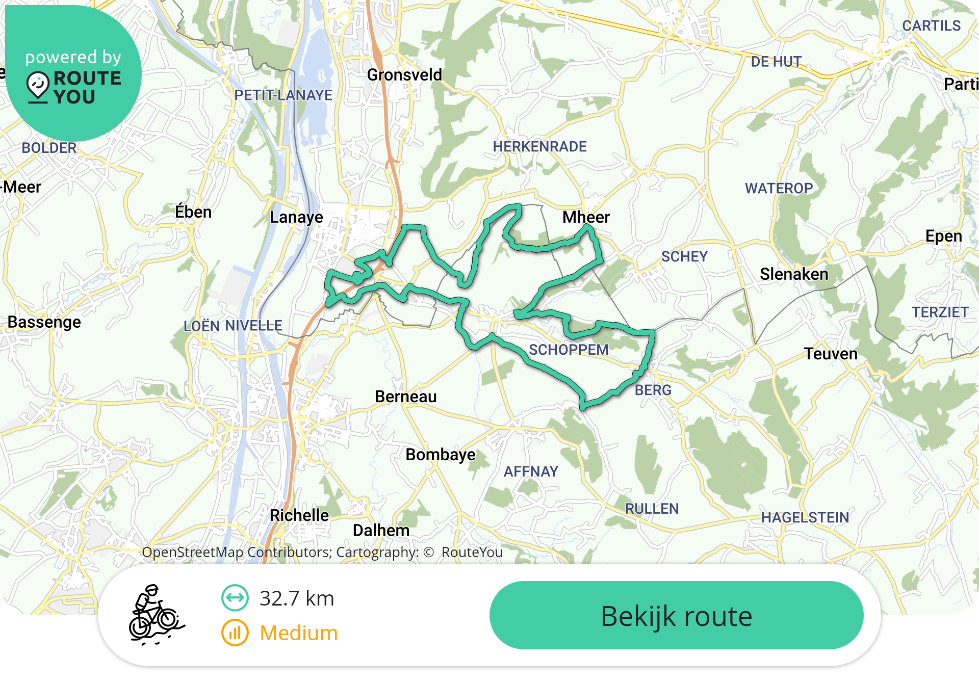 Voeren - Eijsden MTB-route