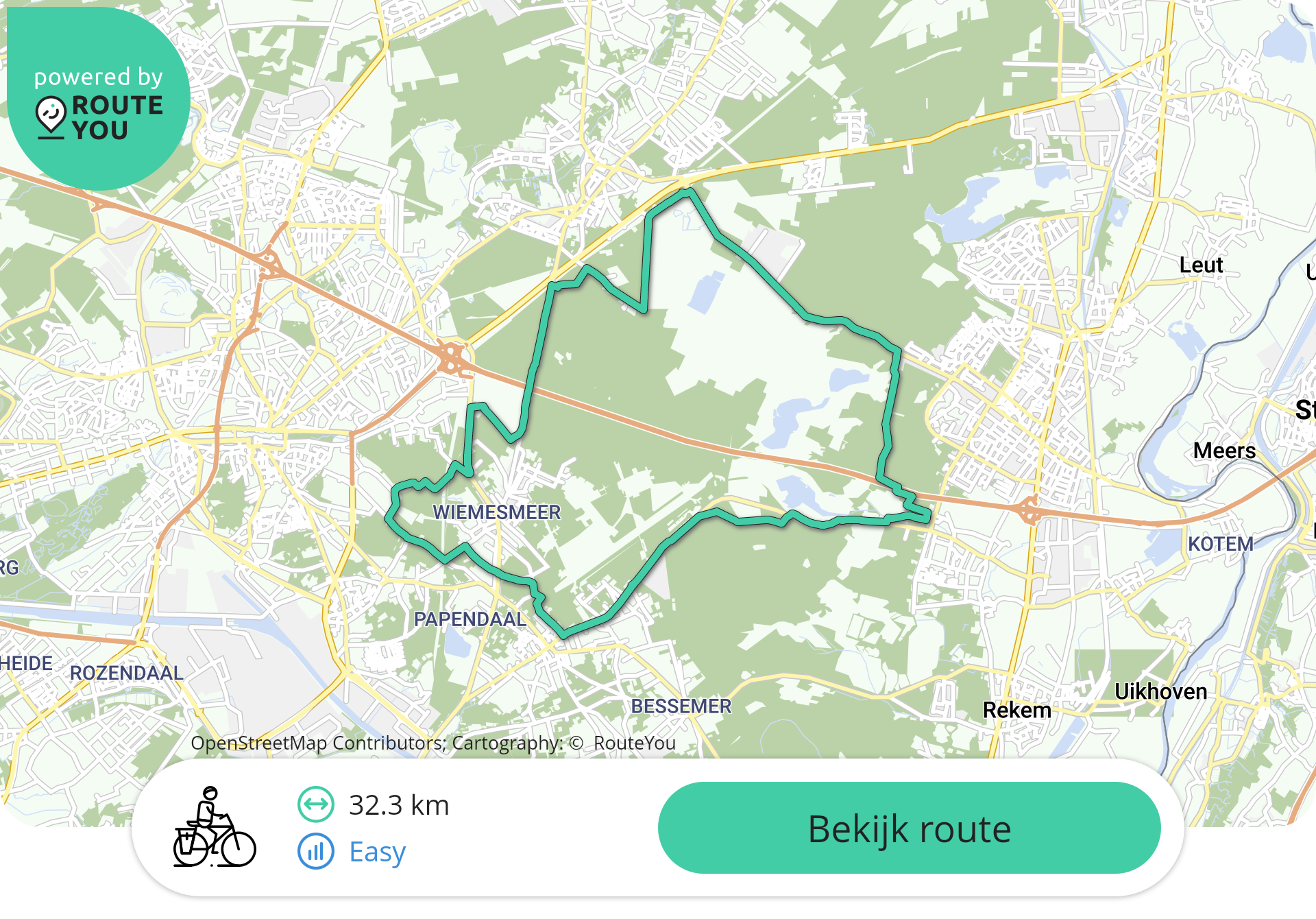 Fietsroute Limburg