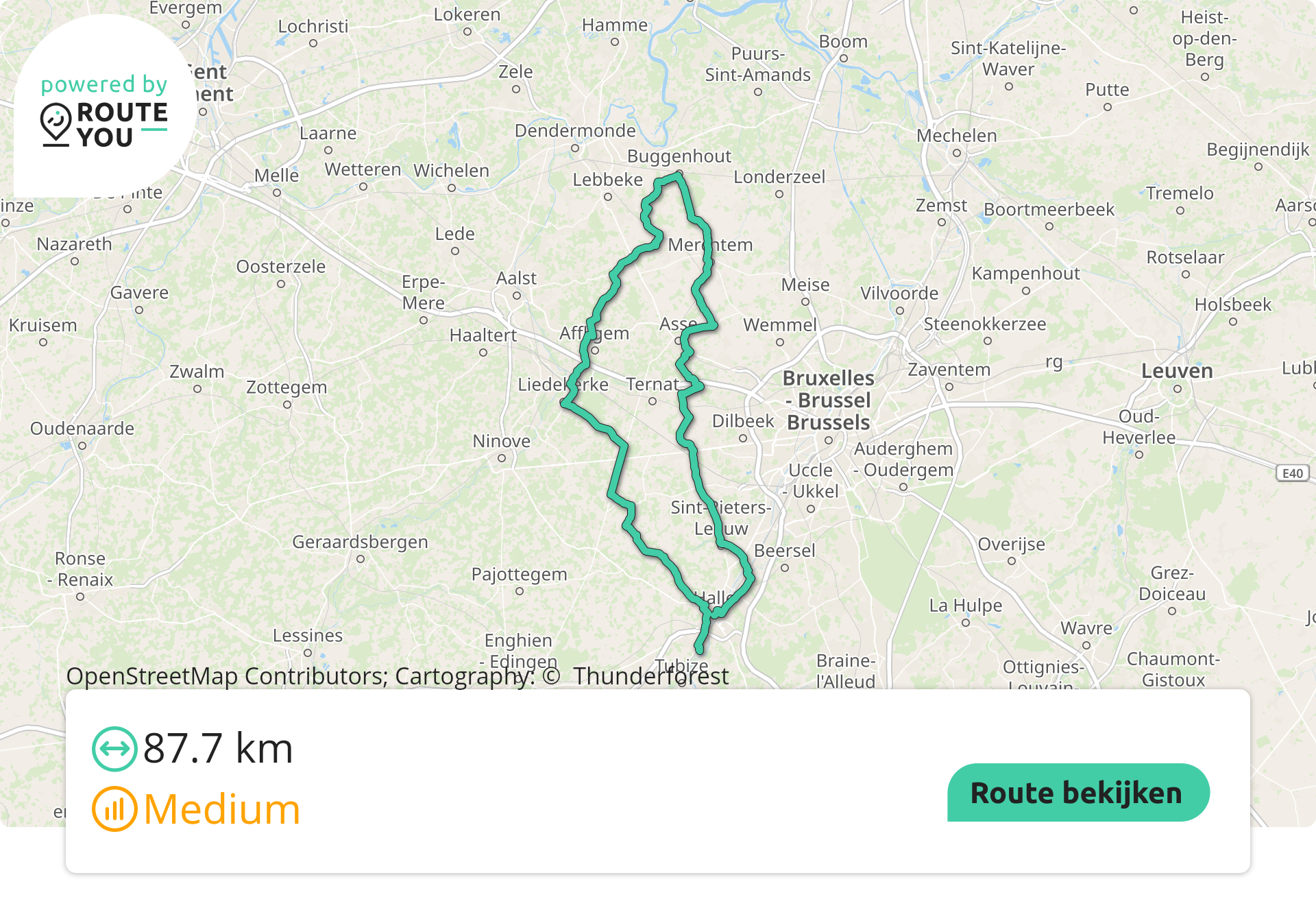 Halle-Merchtem-Buggenhout-Lennik-Lembeek