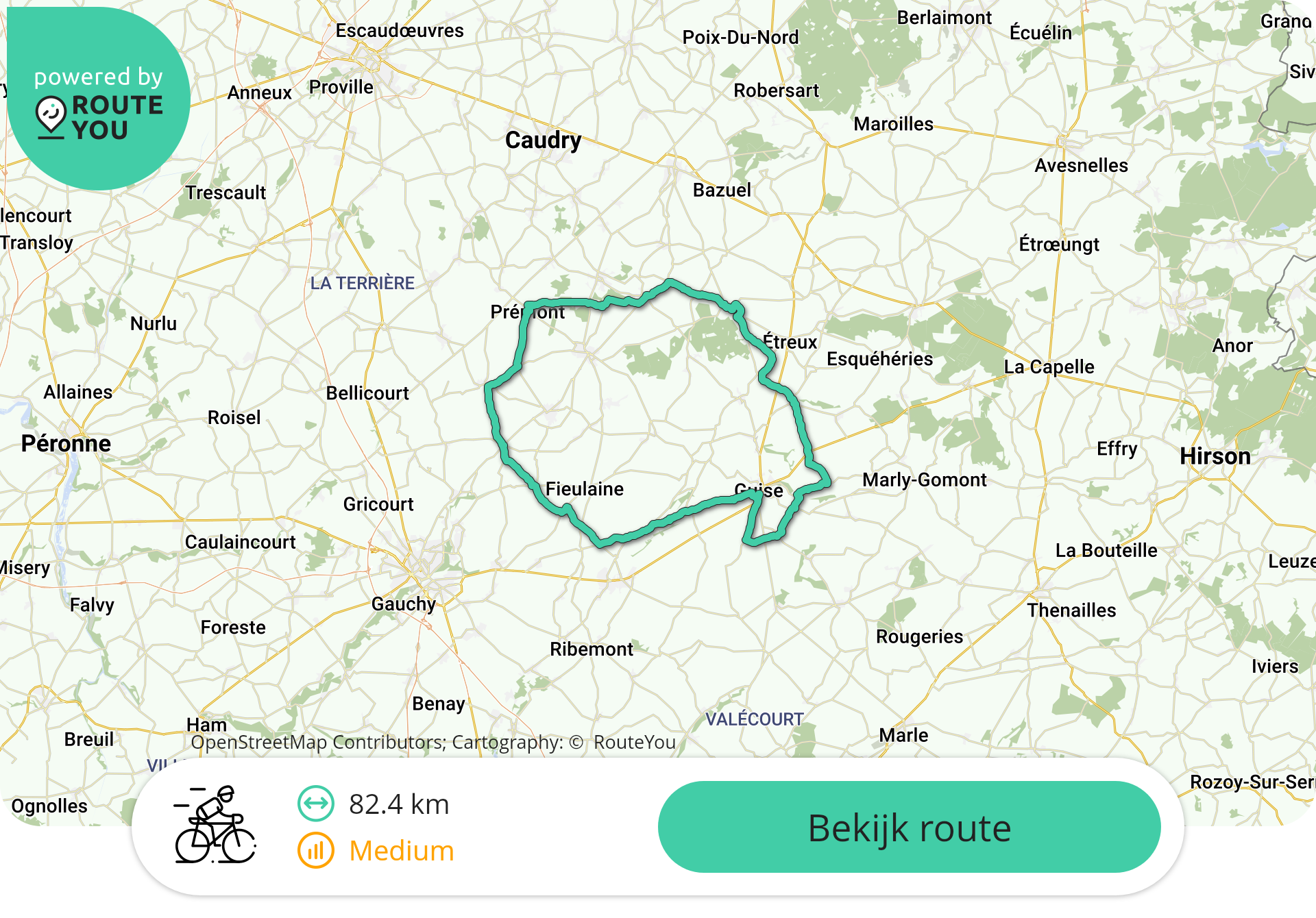 Ontdekken van de omgeving langs Forteresse des ducs de Guise