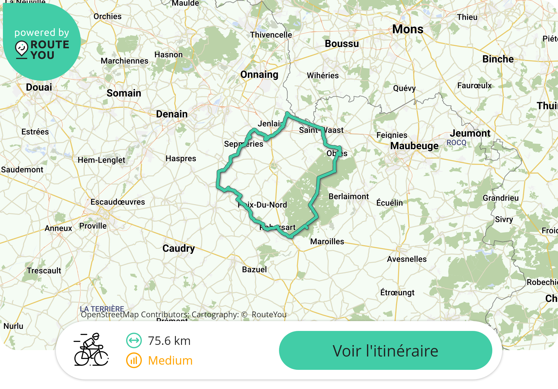 Un itinéraire à vélo pour en profiter le long de MUSEE DES EVOLUTIONS