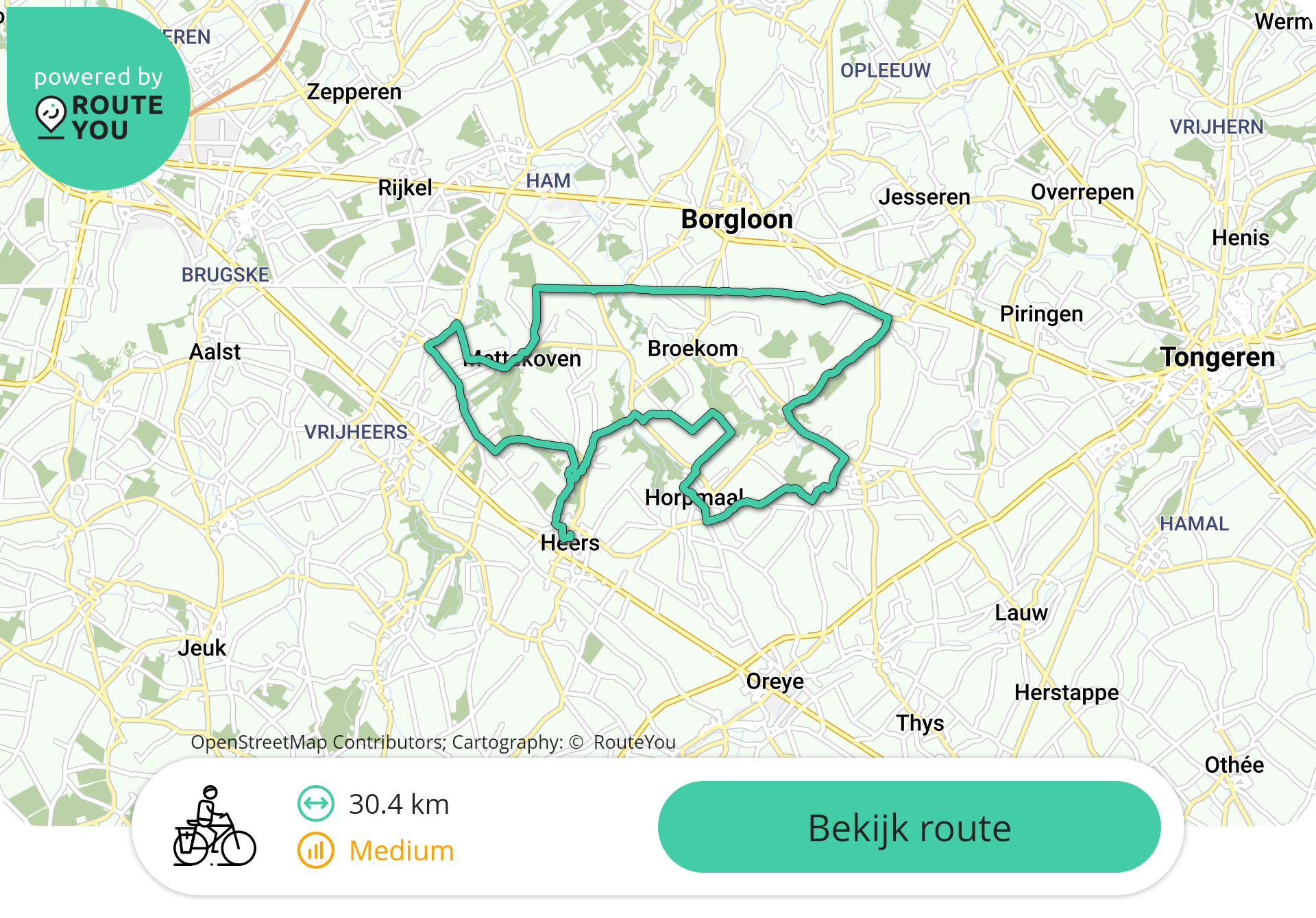 Heers kastelen fruitstreek route