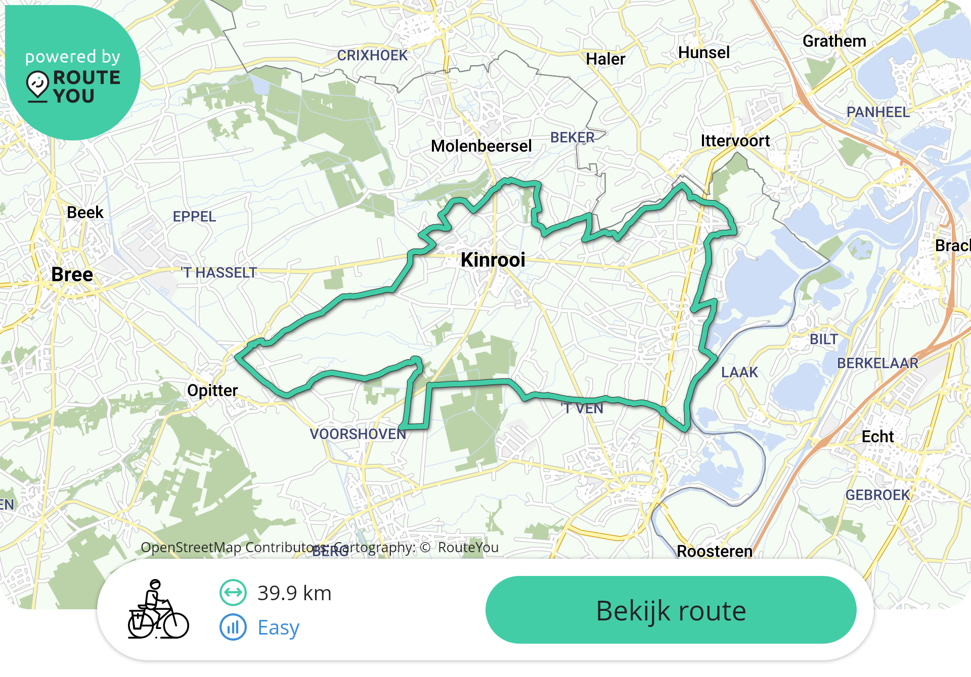 Fietsroute Limburg