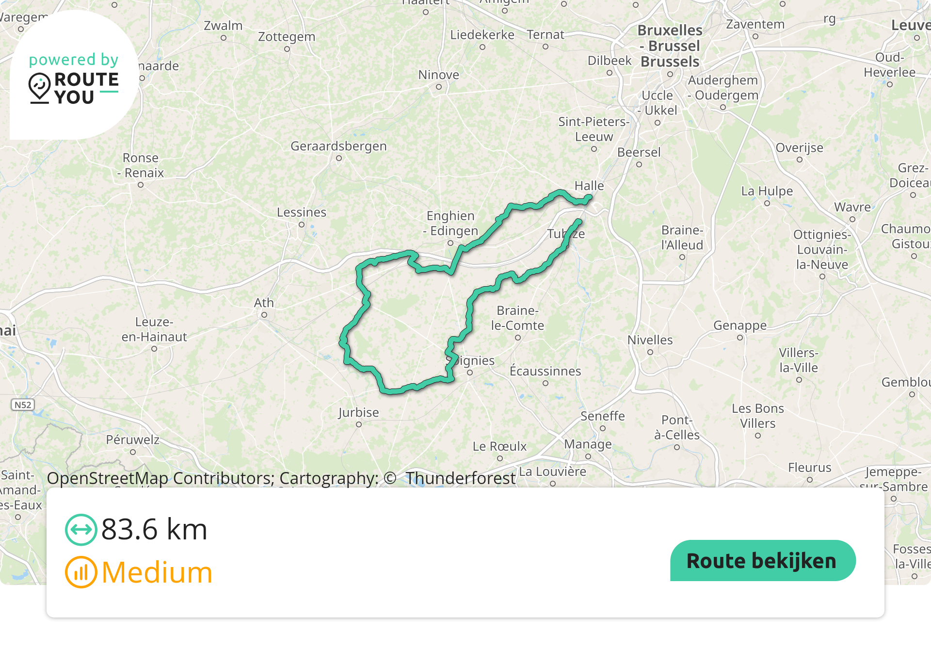 83,5km Halle-Brugelette-Lembeek