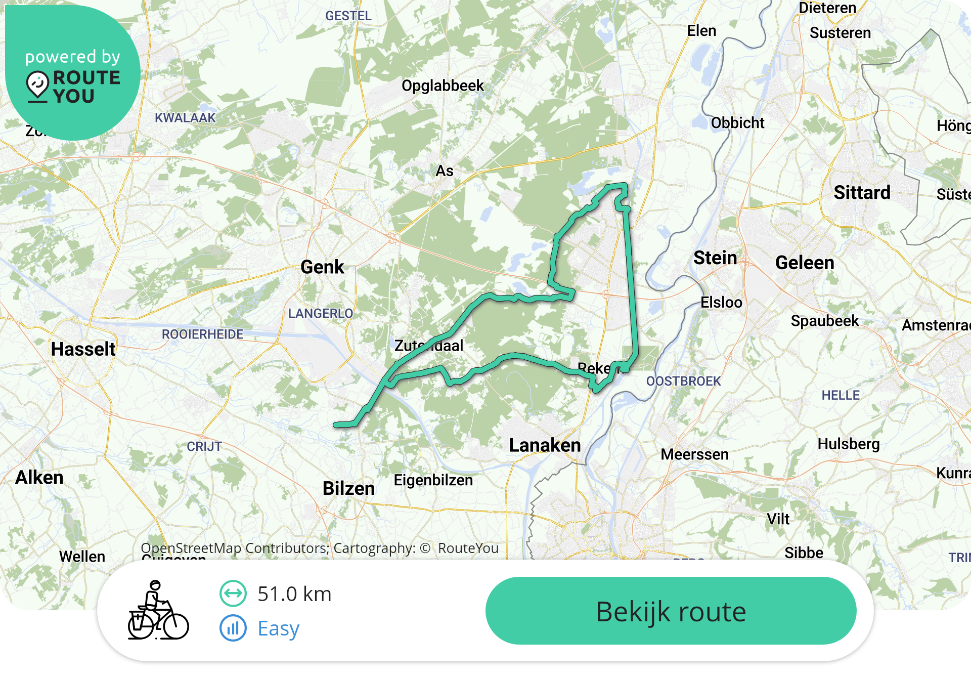 Connecterra fietsroute
