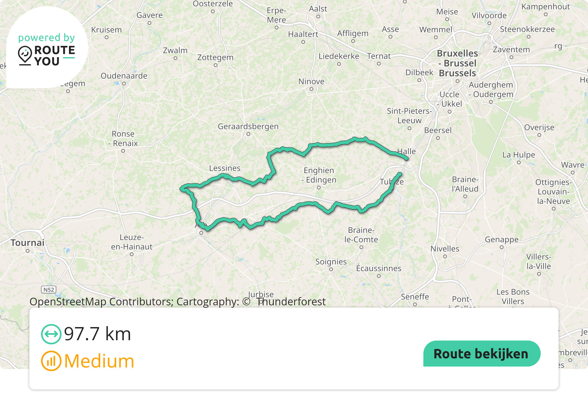 95 KM Halle-Lahamaide-Lembeek