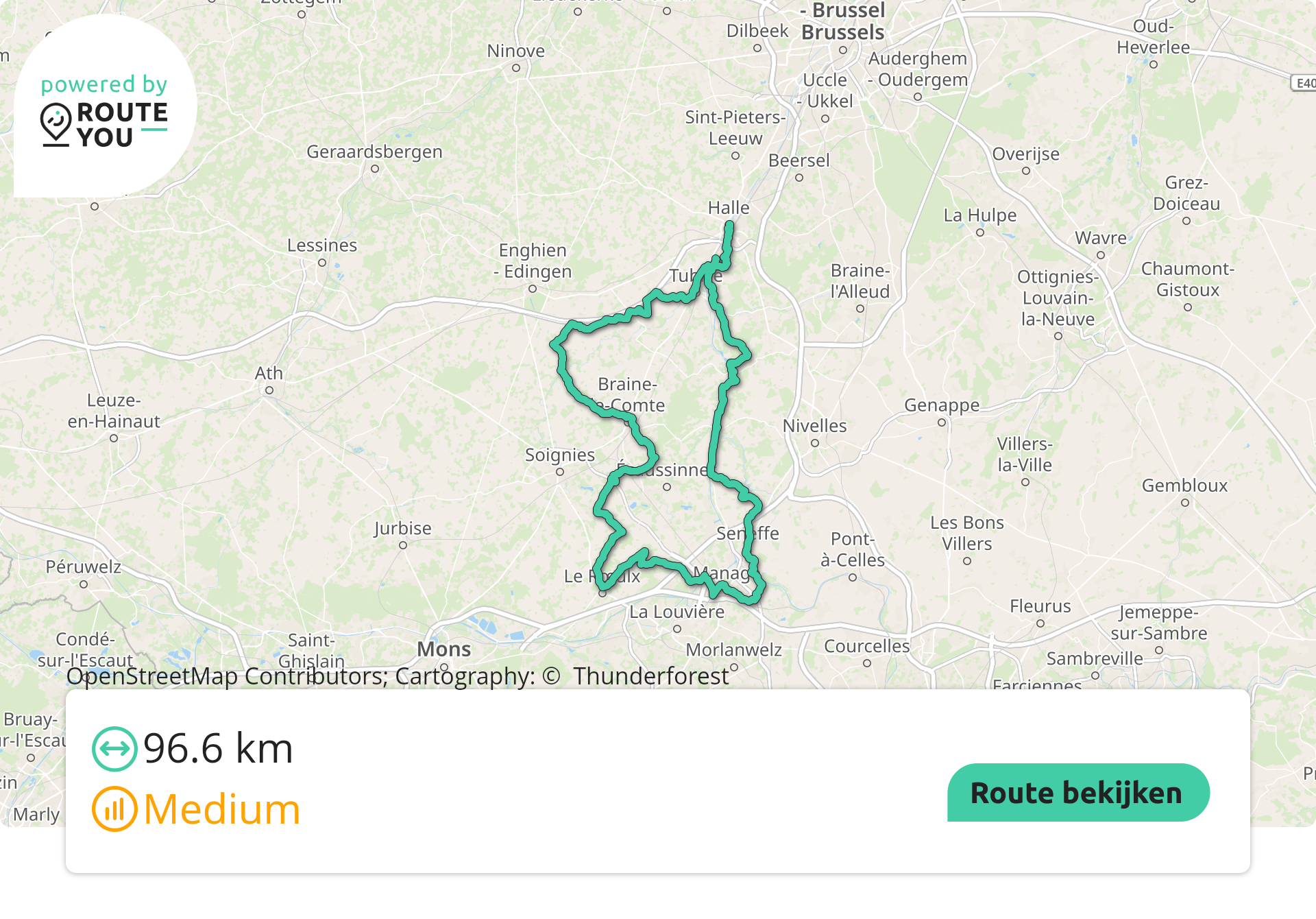 96 KM Halle-Longsart-Lembeek