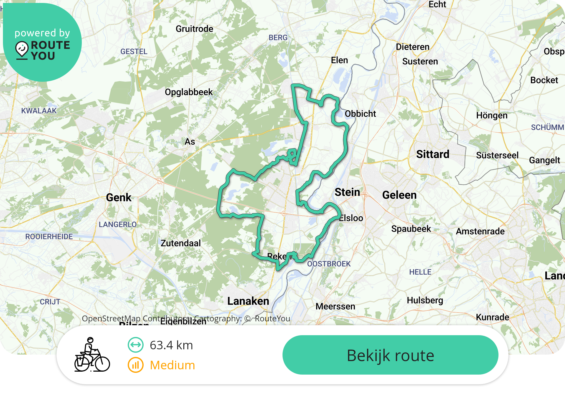 Fietsroute Heers / regio