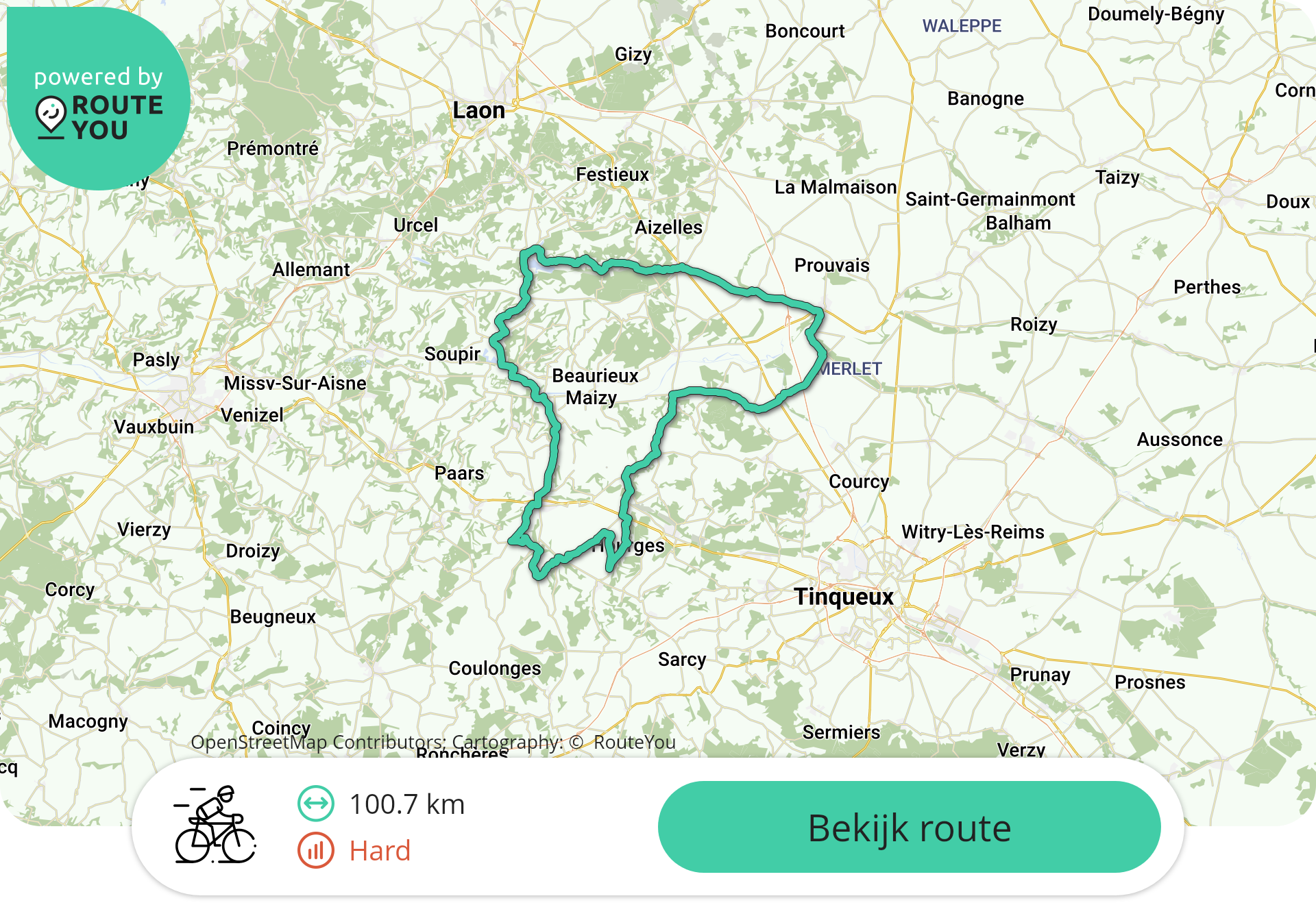 Neuville-sur-Ailette 100km