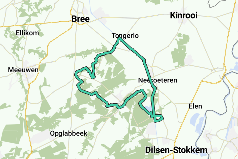 Opoeteren Recreatieve Fietsroute Routeyou