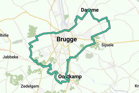 Groene Gordel Rond Brugge Recreatieve Fietsroute Routeyou