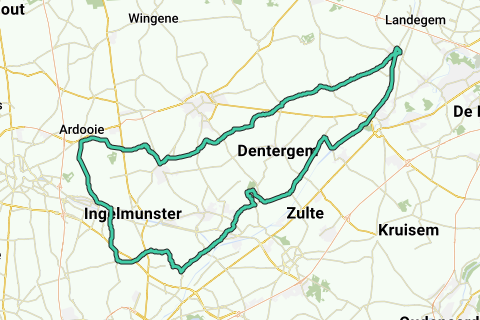 Nevele roeselare 2 - Racefietsroute | RouteYou