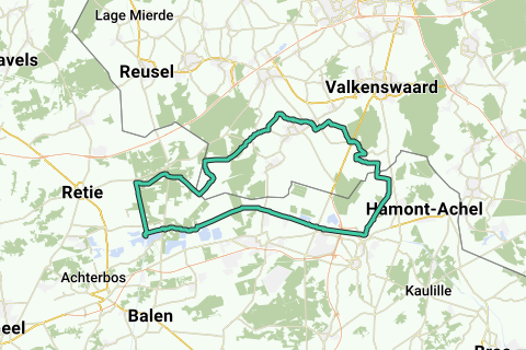 Dessel Bergeijk Pelt - Racefietsroute | RouteYou