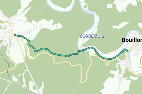 Corbion - Bouillon - Wandelroute | RouteYou