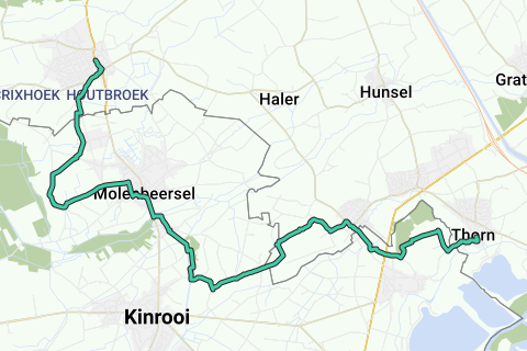 Grenslandpad-etappe 19 Stramproy-Thorn - Wandelroute | RouteYou