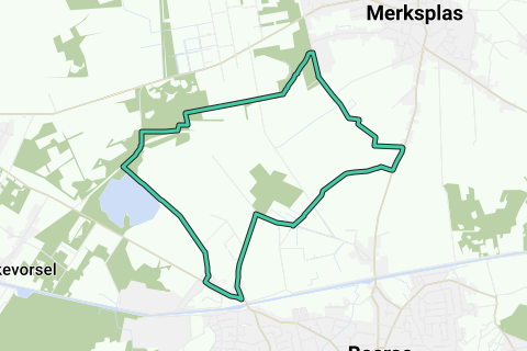Lus begint in Beerse 30-01-26 - Looproute | RouteYou