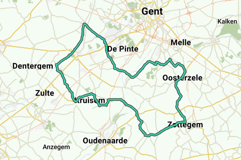 Nevele-strijpen 2026 - Racefietsroute | RouteYou