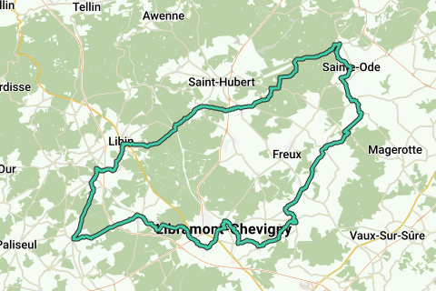 Libramont-Chevigny Road Bike Challenge - Road bike route | RouteYou