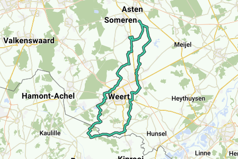 naar Stramproy - Racefietsroute | RouteYou