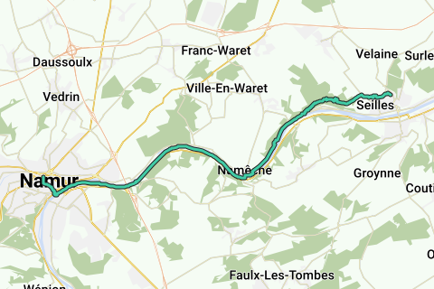 Van Andenne Naar Namen - Wandelroute | RouteYou