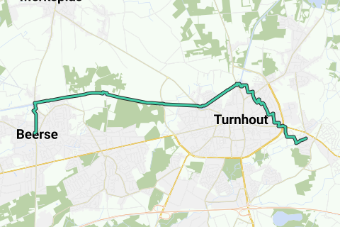 Oud-Turnhout - Beerse - Recreatieve fietsroute | RouteYou