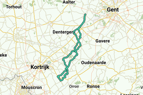 Nevele moen versie 4 - Racefietsroute | RouteYou