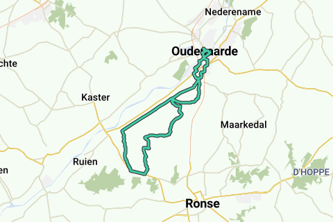 Kwaremont - Paterberg - Koppenberg - Fietsroute | RouteYou
