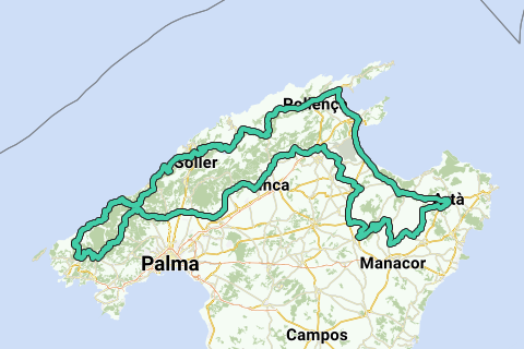 ugentlig brydning Wade Mallorca 312 - Fietsroute | RouteYou