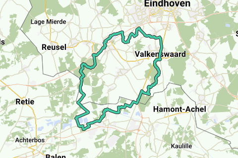 Lommel Eersel Valkenswaard Recreatieve Fietsroute Routeyou