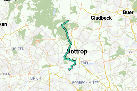Die Dampfe - Biergarten - Cycle Routes and Map