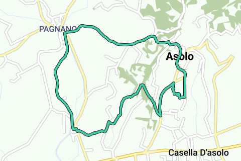 Asolo Walking route RouteYou