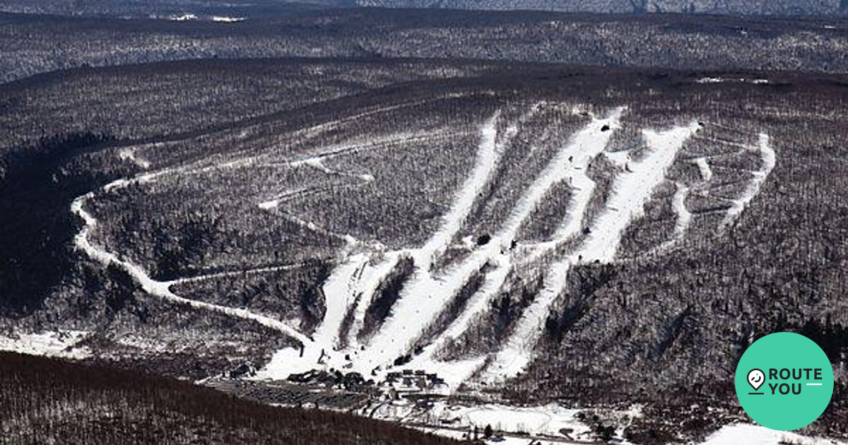 Bristol Mountain Ski Resort POI RouteYou