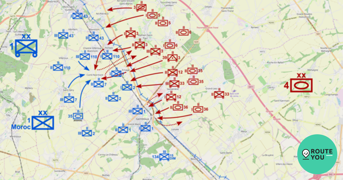 Bataille de Gembloux Bataille RouteYou