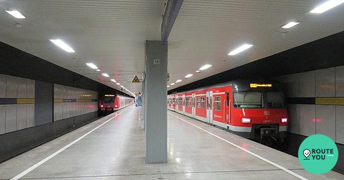 Bahnhof Düsseldorf Flughafen Terminal Bahnhof RouteYou