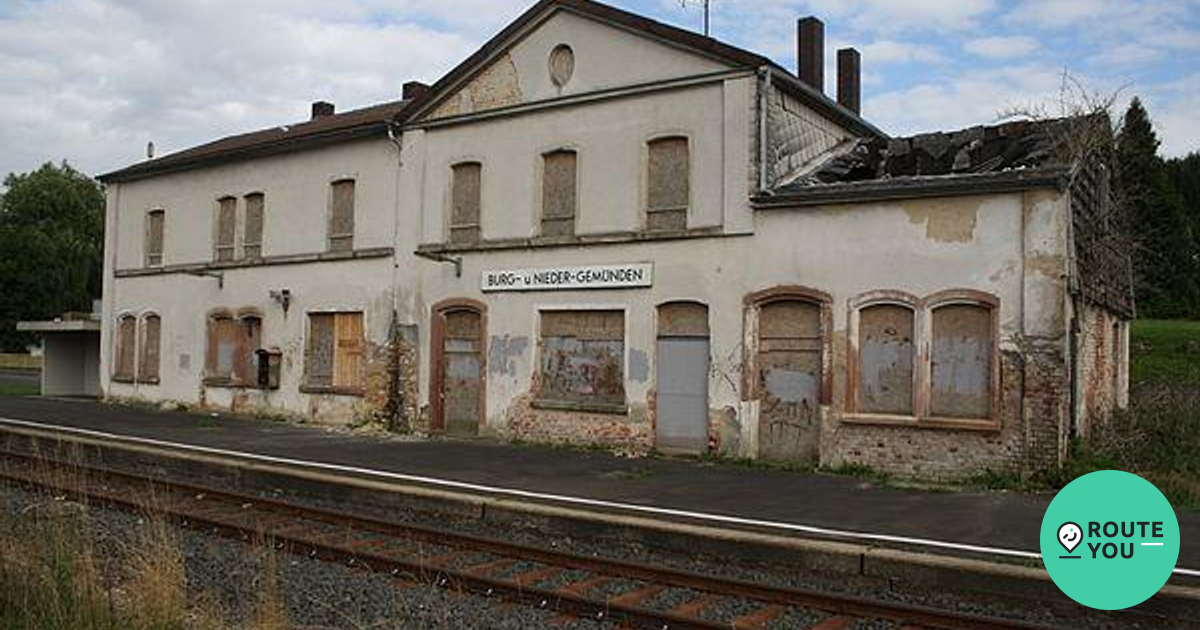 Bahnhof Burg und NiederGemünden Bahnhof RouteYou