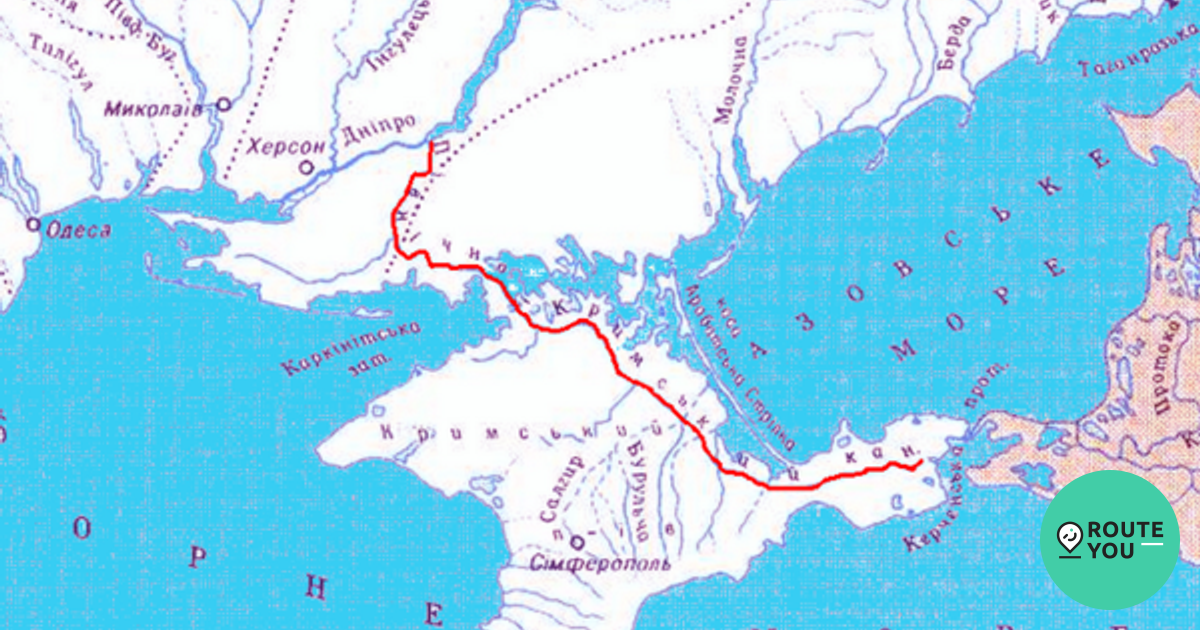 NordKrimKanal Wasser RouteYou