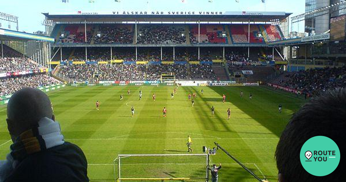 Råsunda soccer stadium (Stockholm, Sweden), Recreated in LE…