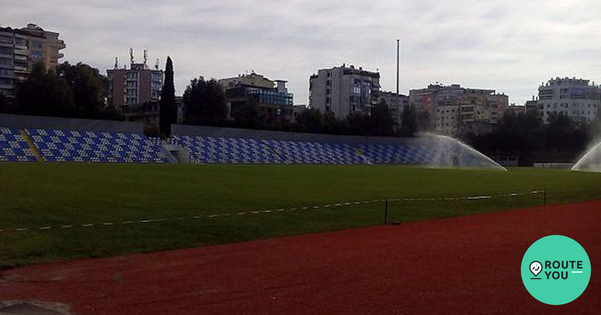 Selman Stermasi Stadium, home to KF Tirana, FK Partizani , Dinamo