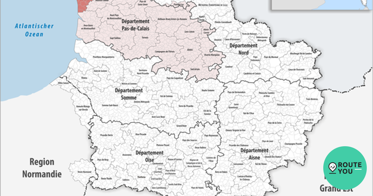 Communauté d'agglomération du Boulonnais POI RouteYou