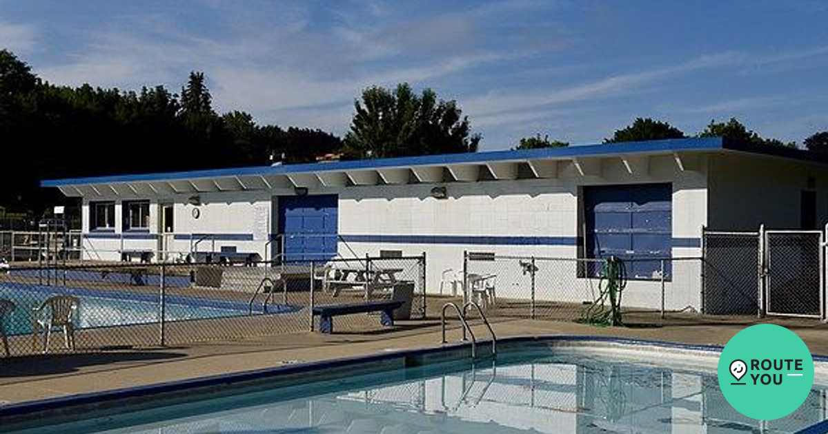 Burlington Community Swimming Pools and Bathhouse POI RouteYou
