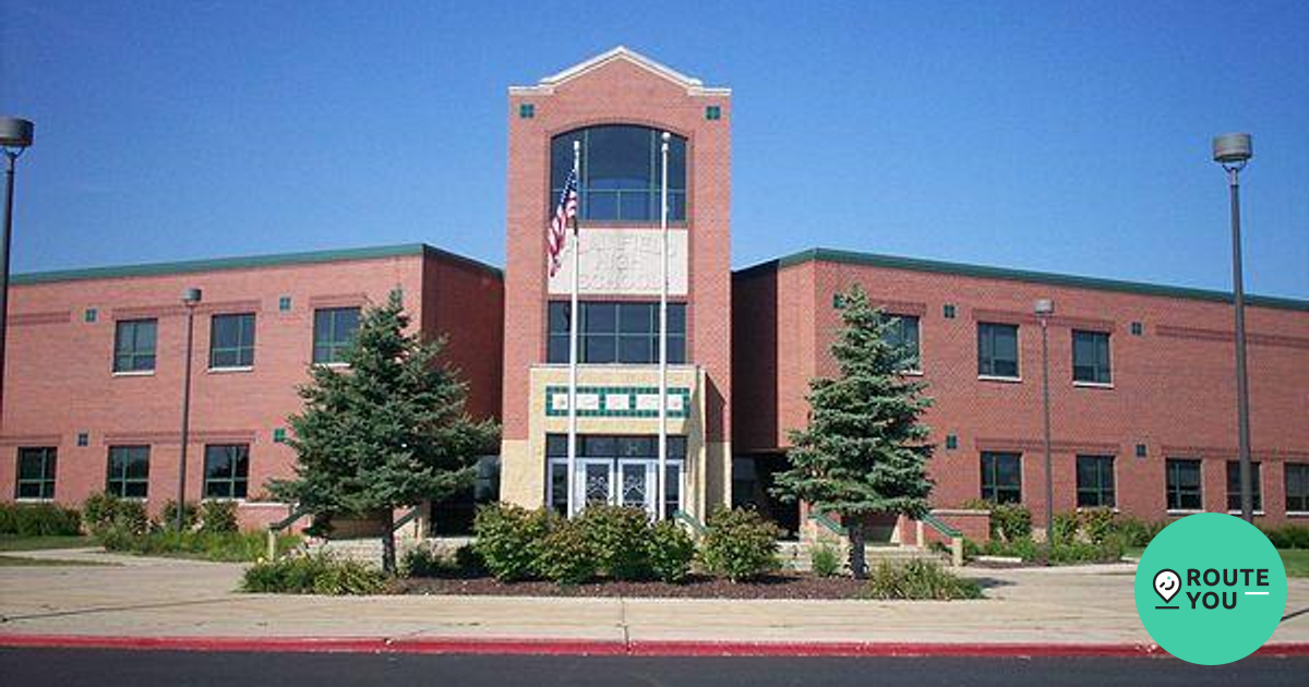 Plainfield Central High School School RouteYou