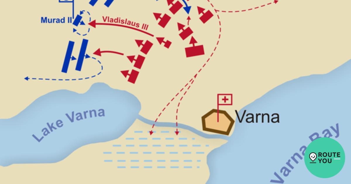 Come era l'Europa nel medioevo? La mappa nell'anno della battaglia di Varna  - Info Data