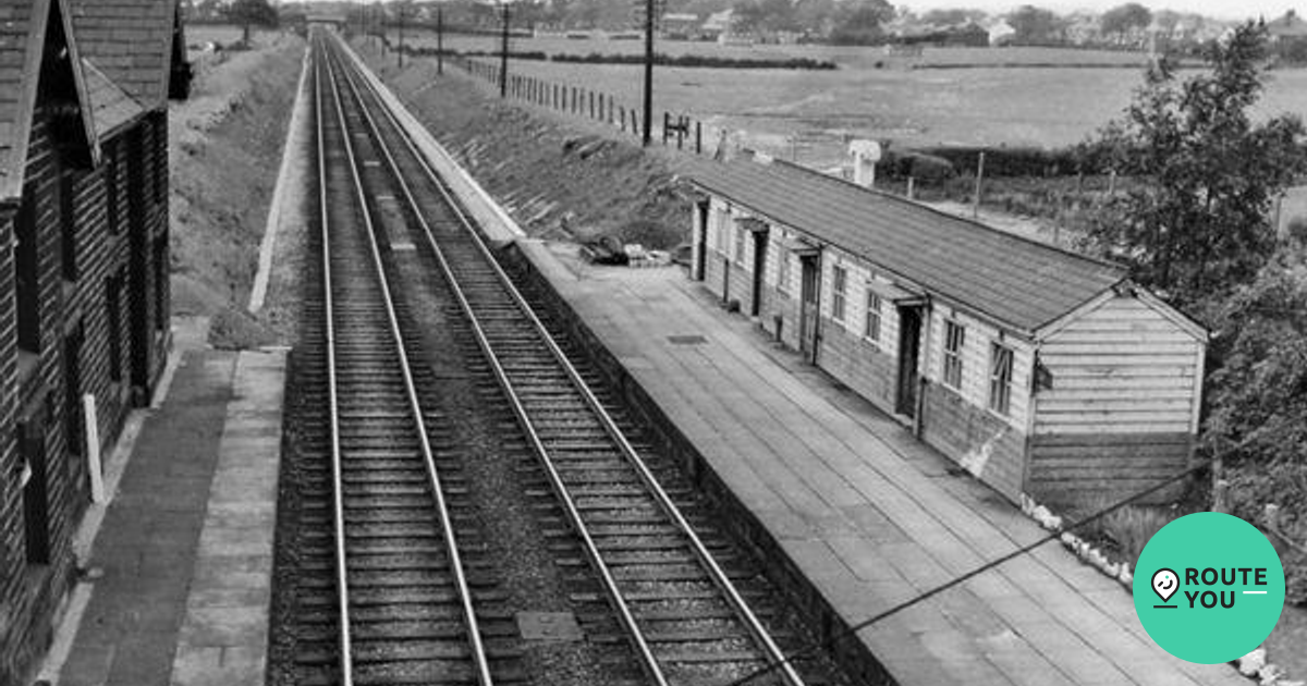Barton and Broughton railway station POI RouteYou