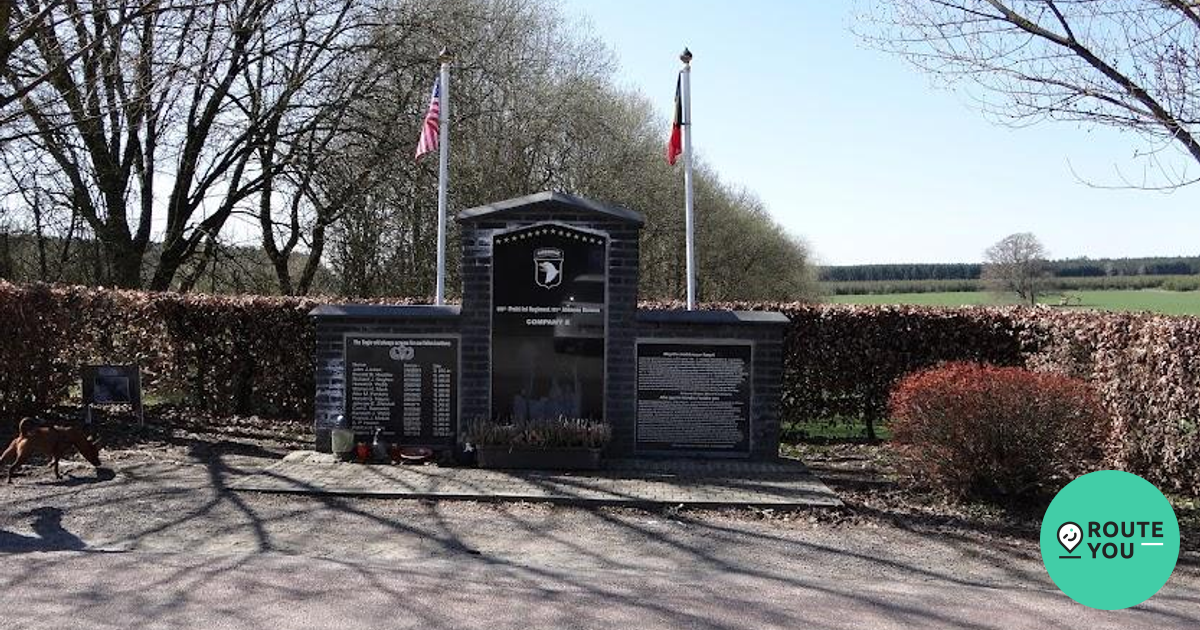 101st Easy CompanyBattle of the Bulge Memorial Monument RouteYou