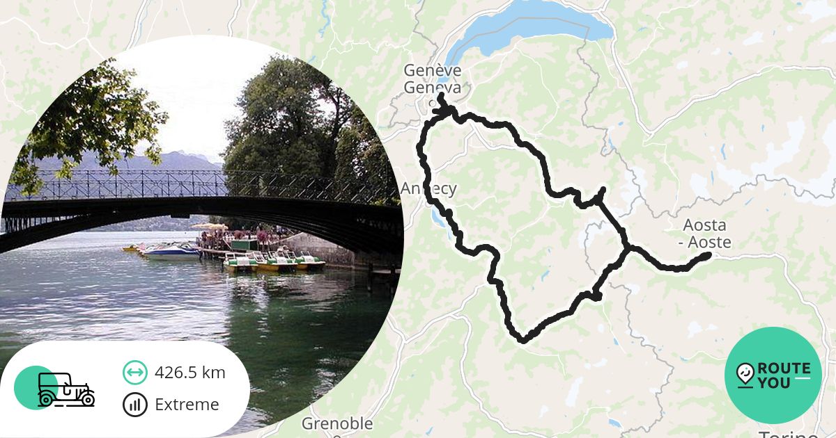 Distance Geneve Annecynull