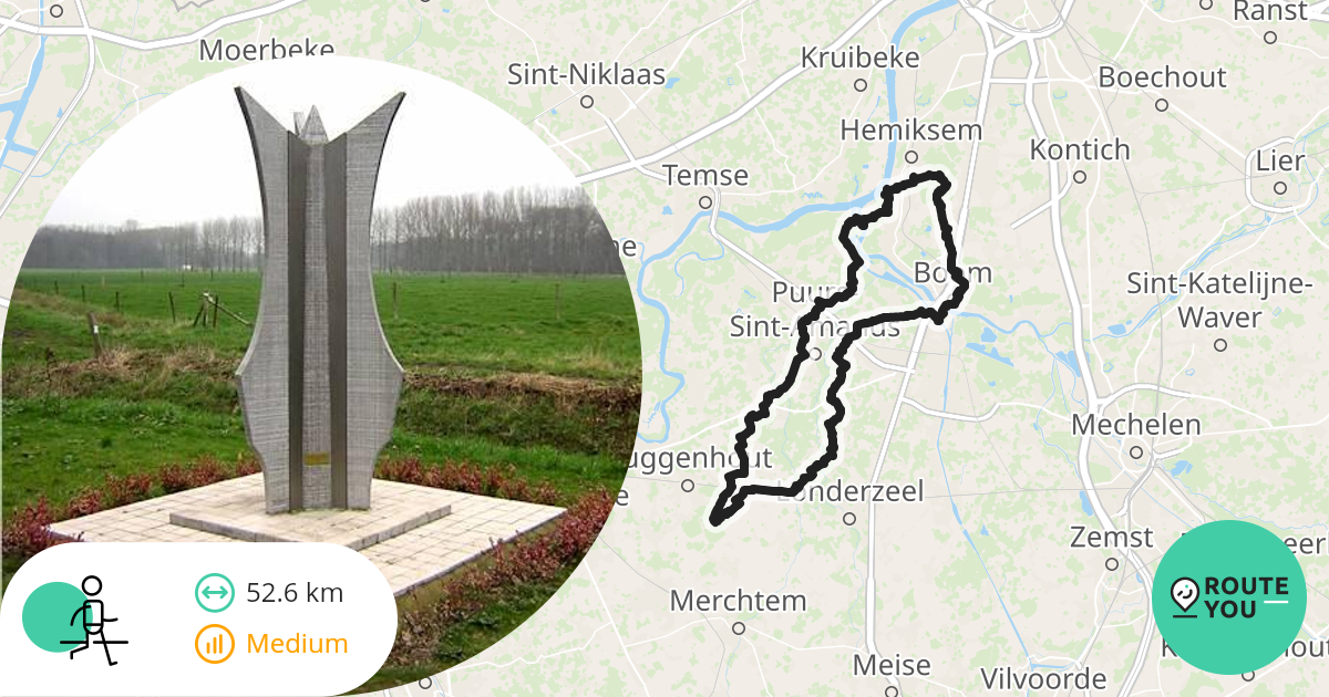 Hemiksem Wandelroute Routeyou