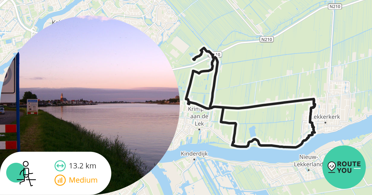 Krimpen aan de Lek - Wandelroute | RouteYou