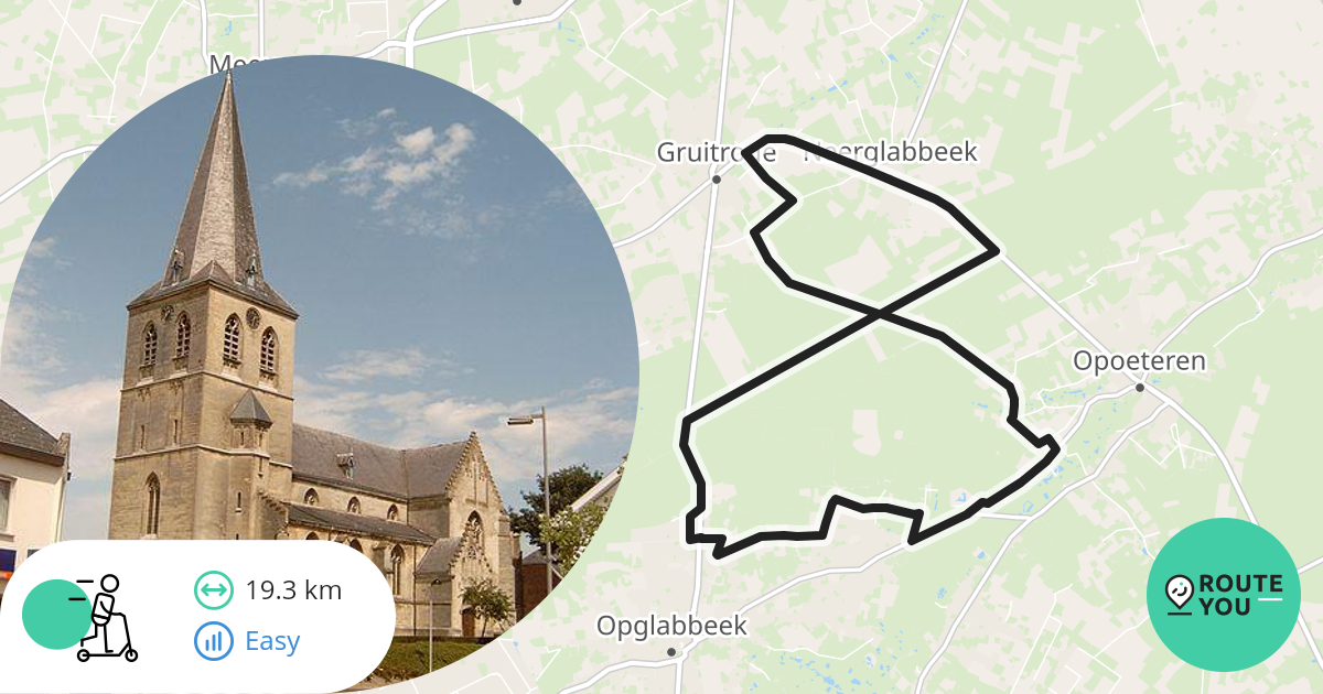 Oudsbergen Langs Ridders en Natuur Steproute RouteYou