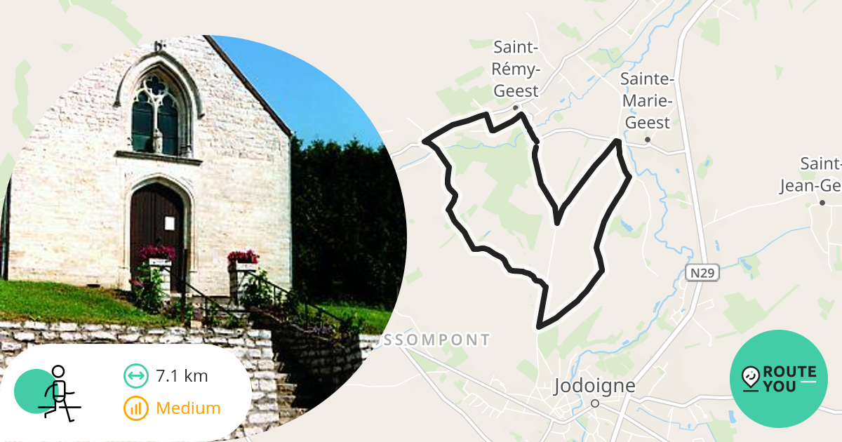 SaintRémyGeest Wandelroute RouteYou